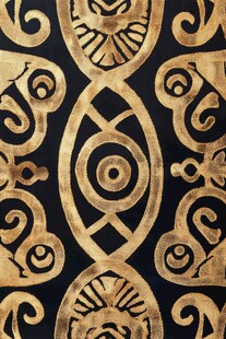 黑金古典花纹图案设计