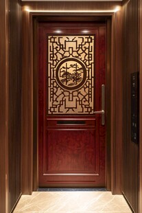 中式雕花入户门设计展示