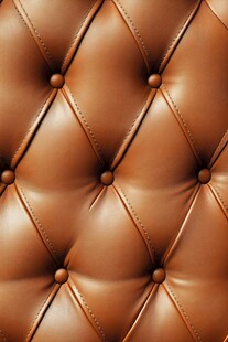 棕色皮革软包纹理特写