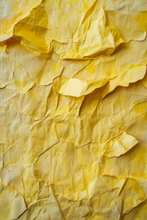 皱巴巴的黄色纸张纹理