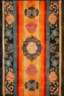 复古精美花卉图案传统地毯