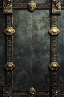 复古金属装饰门