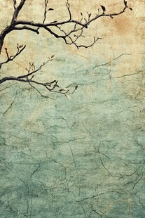 枯树枝干的复古风背景图
