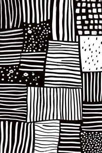 黑白几何图案拼接纹理