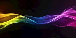 炫彩流动光线背景图