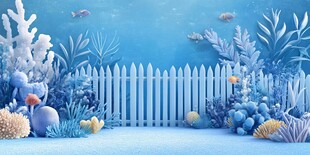 海底梦幻围栏景观