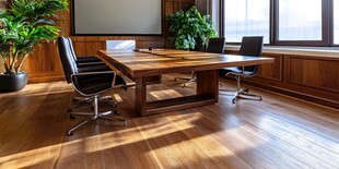 现代简约风格会议室场景