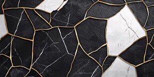 黑金大理石拼接纹理图案