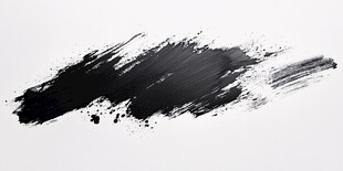 黑色墨痕笔触艺术背景图