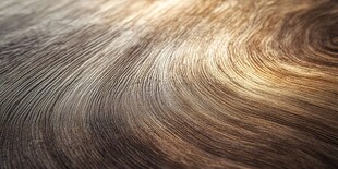 丝滑柔顺的迷人波浪秀发