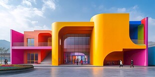 多彩现代建筑外观风采