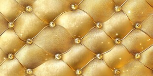 奢华金色菱格纹皮革纹理