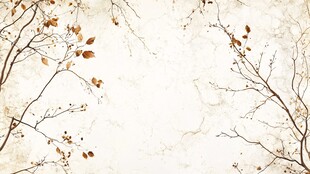 秋日树枝背景图