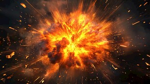 震撼爆炸特效画面