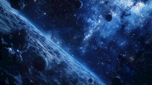 梦幻宇宙星球壮丽景观