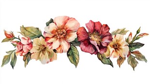 水彩花卉装饰画