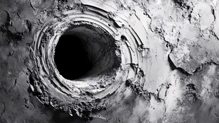 神秘深邃地下洞