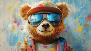 潮酷小熊的时尚艺术范