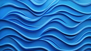 蓝色波浪纹理背景图案