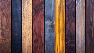 多彩木纹板材展示