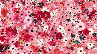 缤纷花海梦幻花卉图案