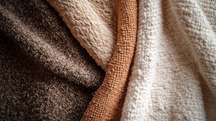 多样质感织物特写