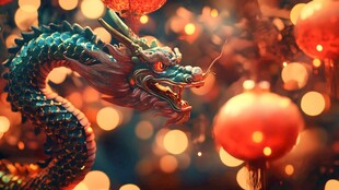 龙舞华灯庆佳节