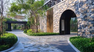 中式庭院景观雅致入口