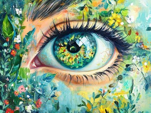 梦幻之眼 绽放在自然中的色彩