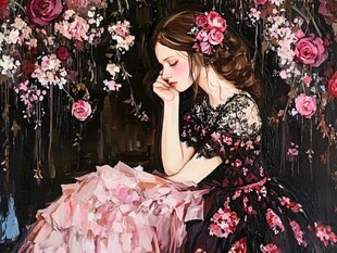 花中少女的梦幻浪漫时刻