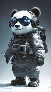 熊猫宇航员酷炫登场