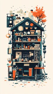 奇幻小屋的科技与生活元素