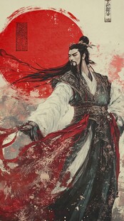 古风侠客展豪迈风采