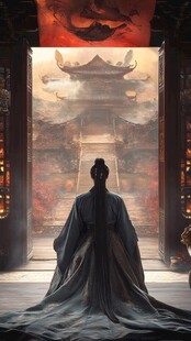 古装背影 遥望古韵楼阁