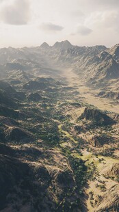 壮丽山川鸟瞰图