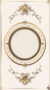 欧式古典圆形装饰花纹图案