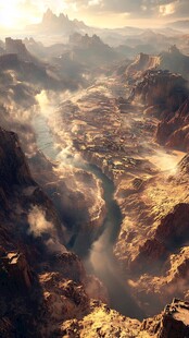 梦幻峡谷景观 壮美如仙境