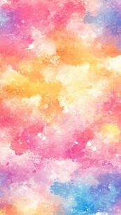 梦幻水彩星空背景纹理