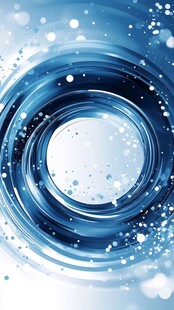 蓝色旋流背景图