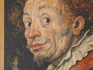 古典油画中人物的生动表情