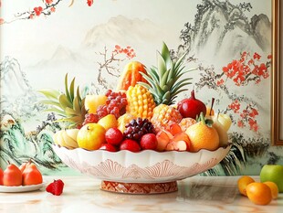 中式果盘 装点传统雅致氛围