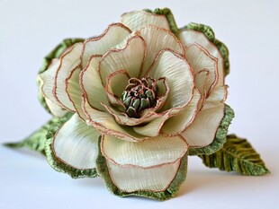 手工布艺花朵精致工艺品