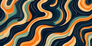 动感波浪图案背景设计