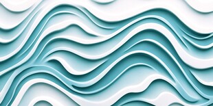 蓝白波浪纹理背景图案