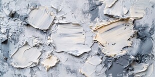 剥落墙皮特写