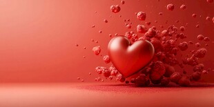 爱心绽放 红色浪漫时刻