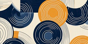 几何圆形图案背景设计