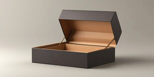 黑色敞口礼盒展示