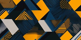 几何图案拼接抽象背景图