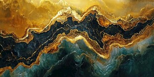 梦幻流体艺术抽象画